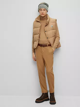 BOSS | Pull à col roulé Slim Fit MUSSO | camel